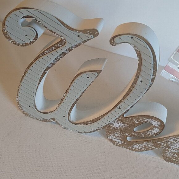 NWT Primitive 'Welcome' Wood Sign Rustic Farmhouse Decor Ashland Michaels Autumn - Picture 2 of 8